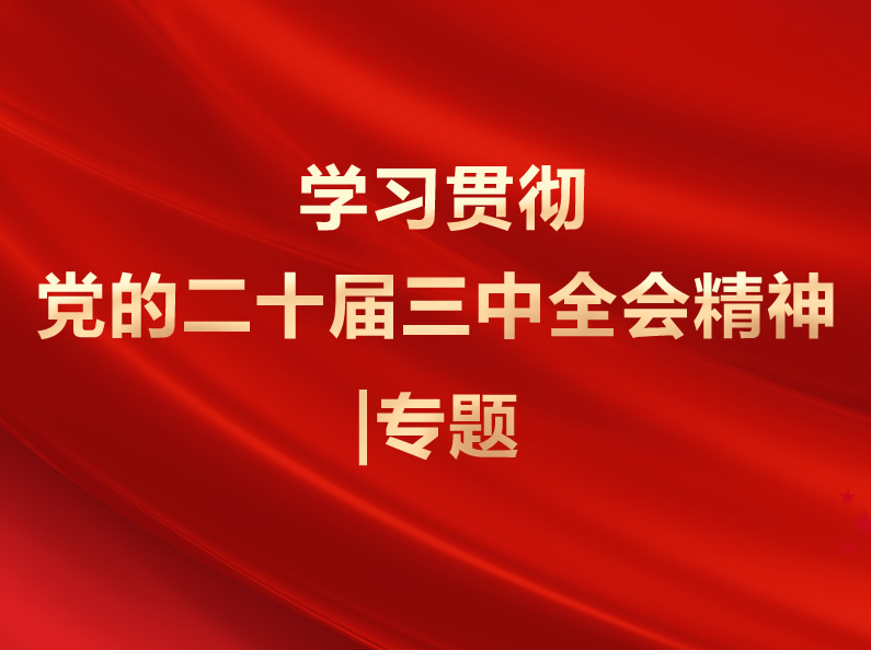 专题 | 学习贯彻党的二十届三中全会精神